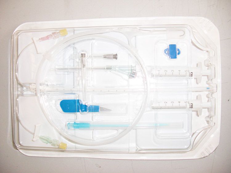 普益一次性使用中心静脉导管包 双腔血透包8g